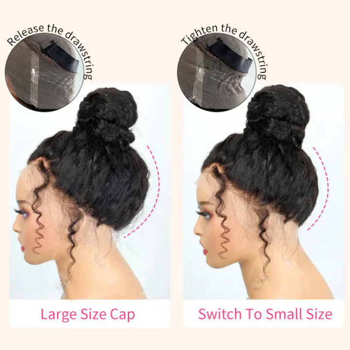 Deep Wave Snug Fit 360 Invisible Strap Glueless Lace Frontal Wig - Ready-to-Wear, High Density - Image 9