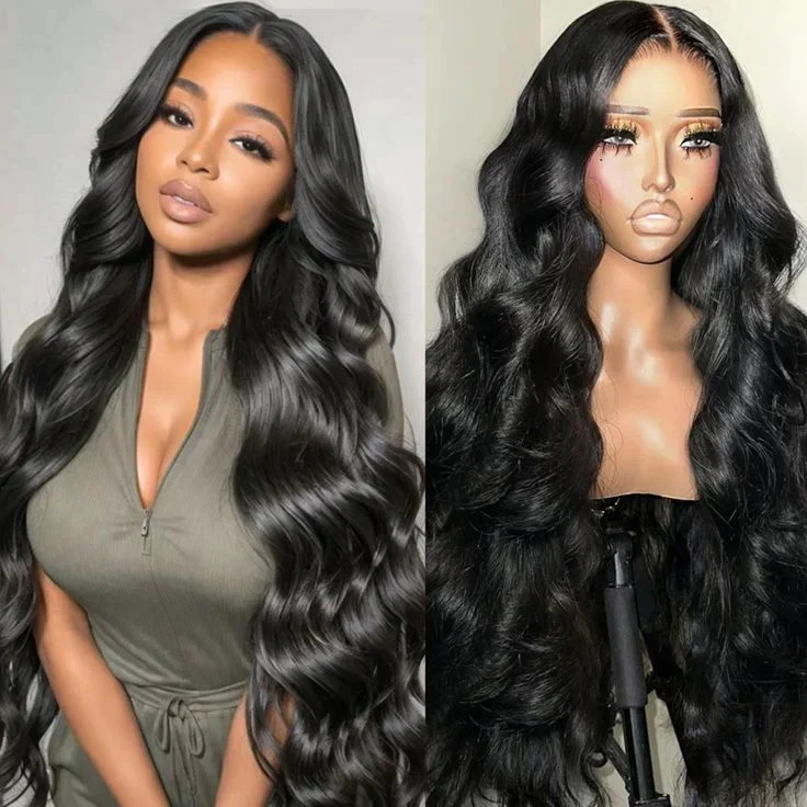 $109=26"| Body Wave 13x6 Lace Front HD Transparent Lace Human Hair Wig Flash Sale