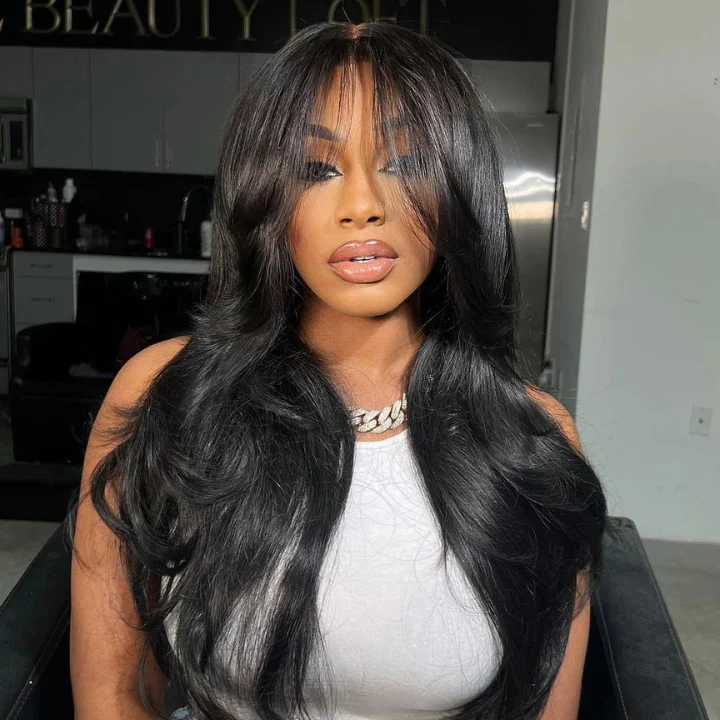 3 Wigs for $199 | 18" Body Wave Bangs Wig + 16" Full 250% Density Kinky Curly 6×4 Lace Wig + Classic Bob Wig Flash Sale - Image 2