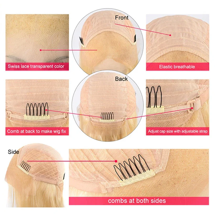 24H Fast Shipping | 613 Blonde Body Wave 13x4 HD Lace Wig Virgin Human Hair Wigs Flash Sale - Image 7
