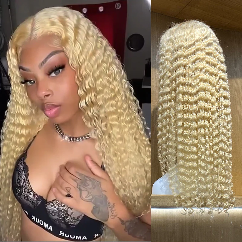 24H Fast Shipping | 613 Blonde Body Wave 13x4 HD Lace Wig Virgin Human Hair Wigs Flash Sale - Image 9