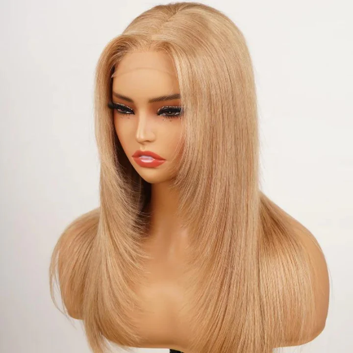 $119=28'' | 24H Fast Shipping Blonde Glueless Butterfly Layered Haircut Yaki Straight Lace Wigs Flash Sale (only for US orders) - Image 3