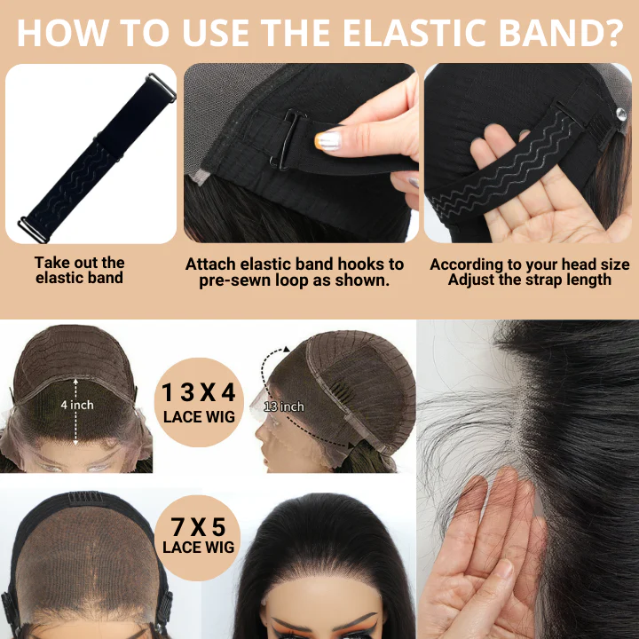 Highlight Golden Glueless Lace Front Wig Human Hair Loose Deep Wave Wigs Clear Transparent Front Wigs Human Hair Pre Plucked with Baby Hair Amanda Hair - Image 5