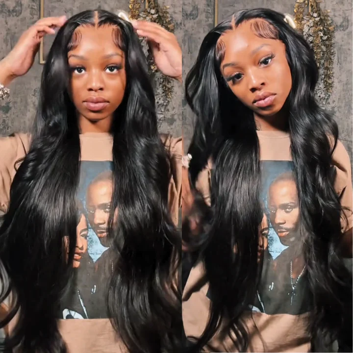 24H Fast Shipping Glueless Loose Wave Lace Wigs Clear HD Lace Nature Wave Wig Flash Sale - Image 2