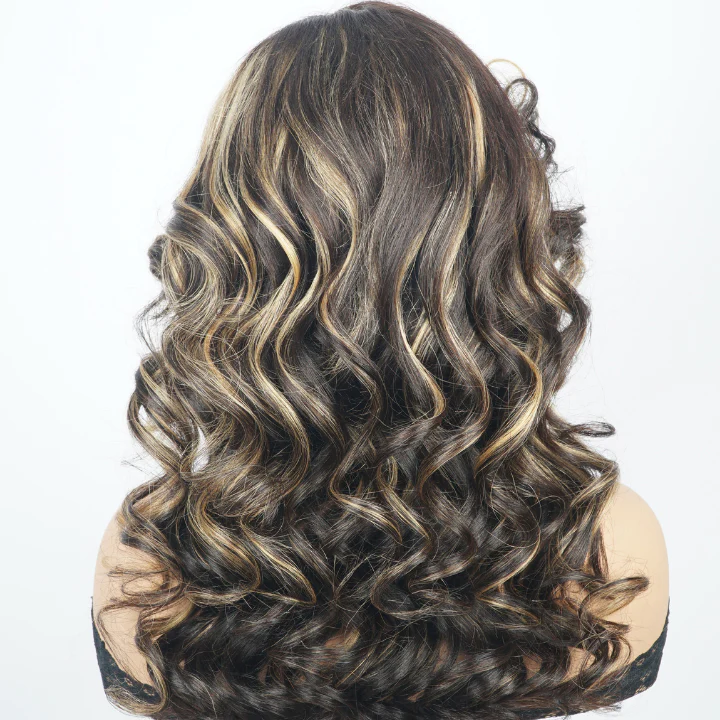 $119=28'' | 24H Fast Shipping Vibrant Blonde Highlights Colored Body Wave 7x5 Lace Closure Wig Flash Sale (only for US orders) - Image 3