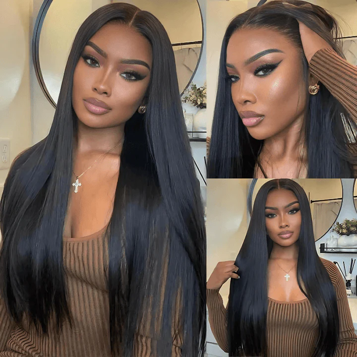 250% Density Double Drawn Straight Glueless HD Lace Wig - 7x5/13x6 Human Hair
