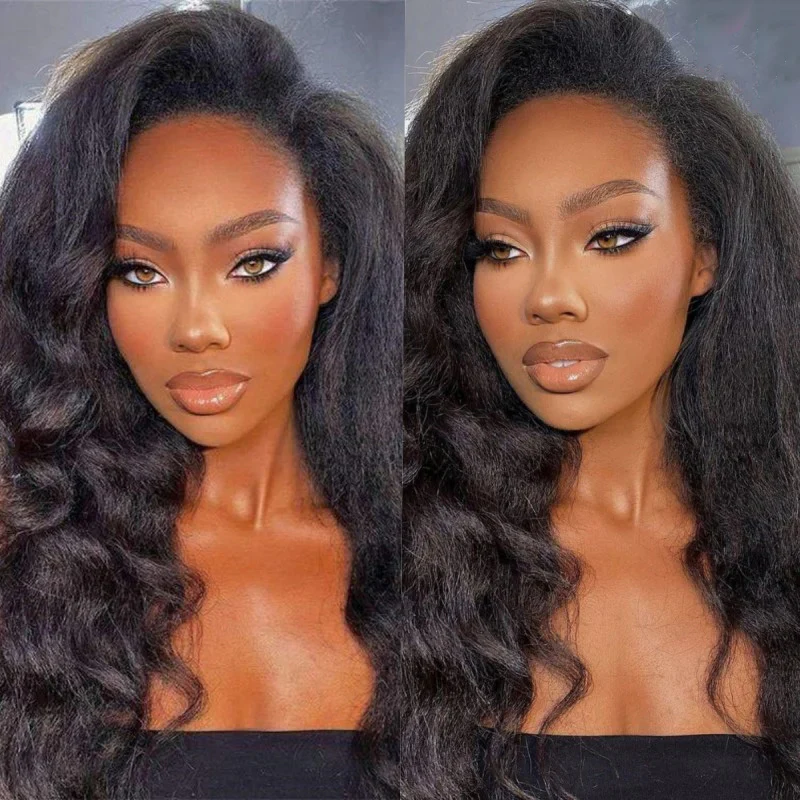 3-in-1 Put On & Go Half Wigs | Glueless Invisible Drawstring Beginner Friendly - Image 11