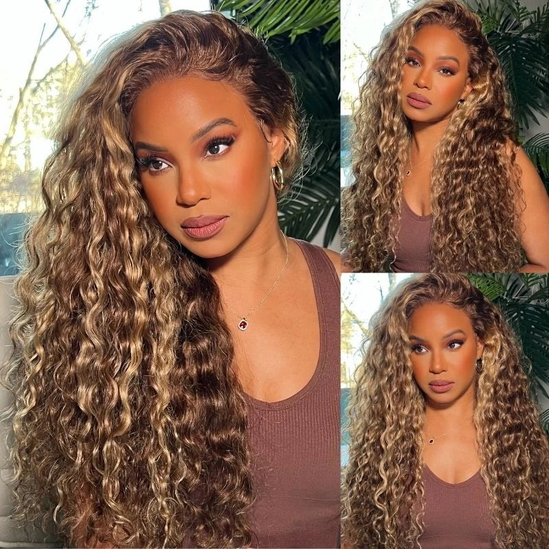 3 Wigs for $239 | 16" Honey Blonde 13x4 Lace Front Wig+18" Body Wave 13x6 Lace Front Wig+14" Bohemian Curly 7x5 Lace Wig Flash Sale - Image 2