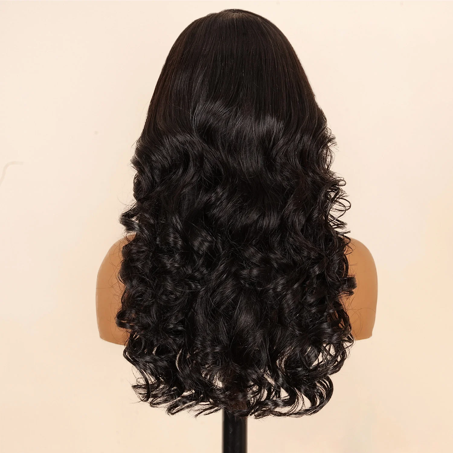 300% Density Side Part Body Wave Glueless 7x5 / 13x6 Lace Front Put On And Go Human Hair Wig - Amanda Hair - Image 6