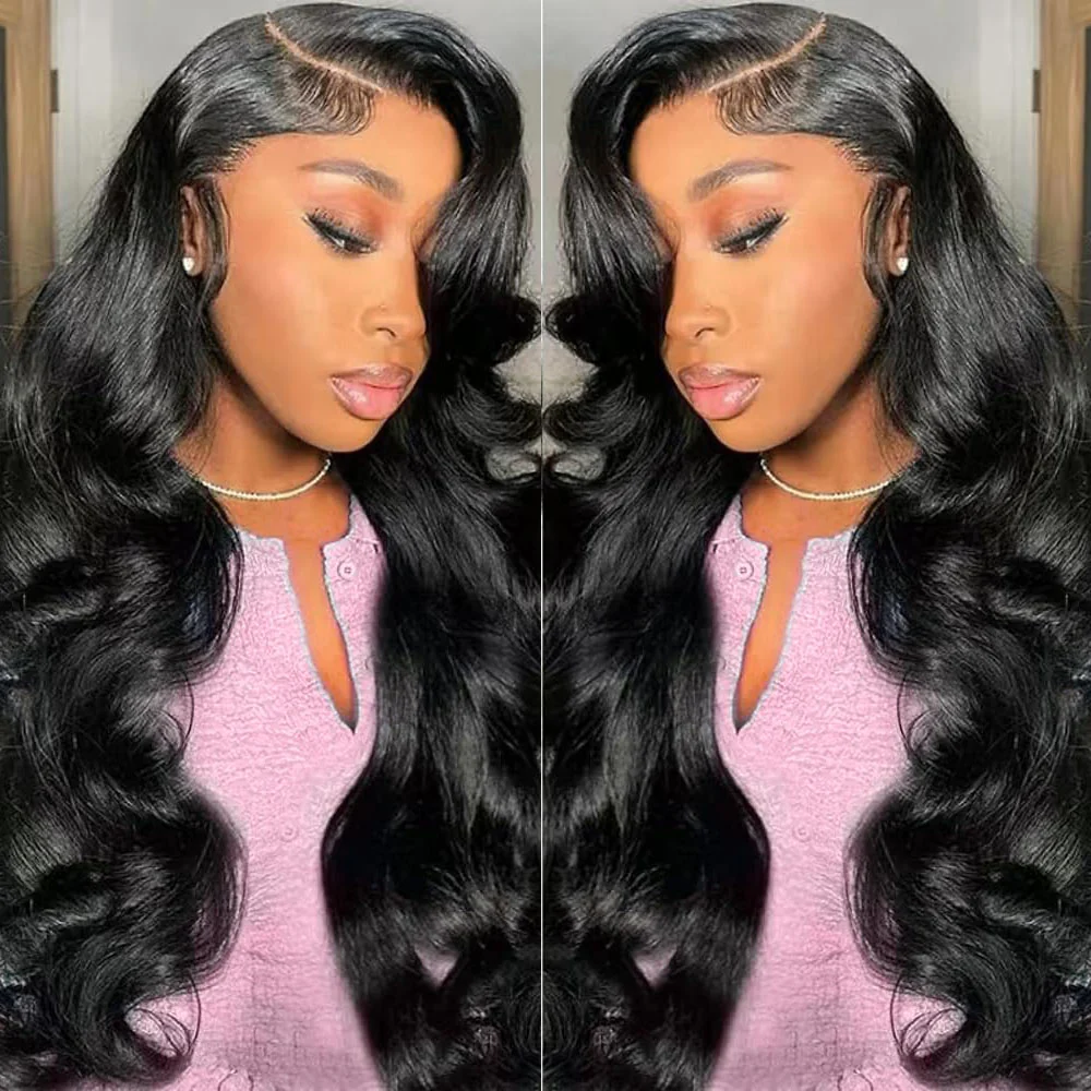 $119=28 Inch | 24H Fast Shipping 200% Density 3D Bouncy Body Wave HD Transparent Lace Front Wig Flash Sale - Image 5