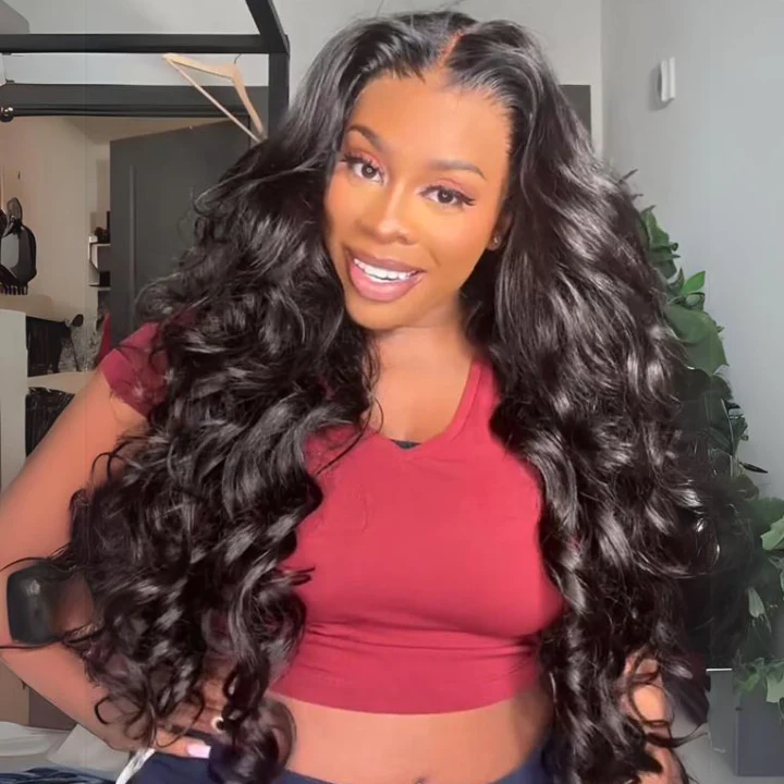 30''=$199 Glueless Loose Wave Lace Front Wigs HD Transparent Lace Wig For Women Flash Sale -Amanda Hair