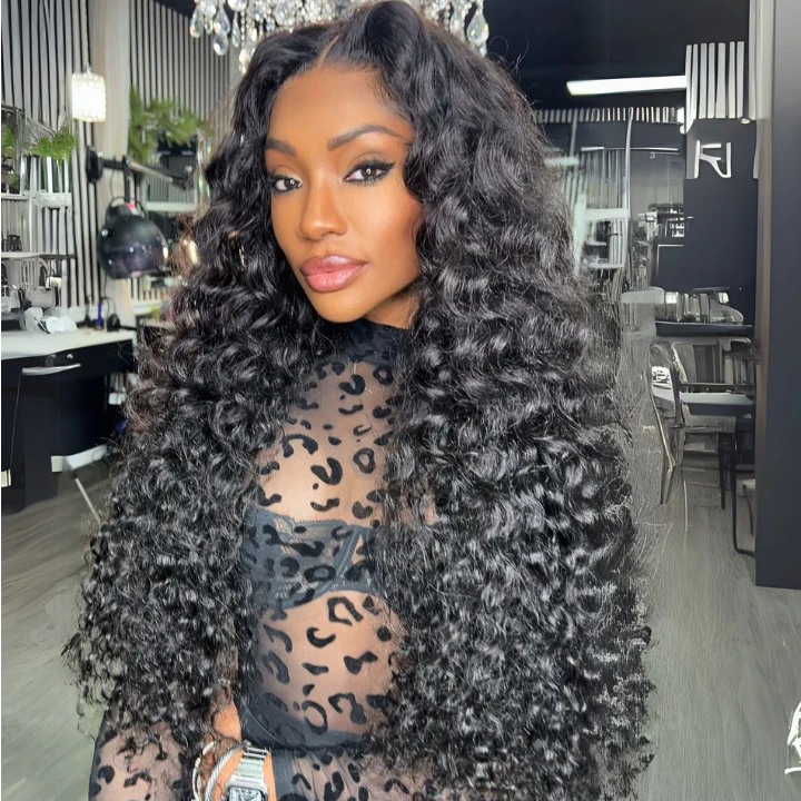 $100 off full $100| 300% Density Luxury custom wigs Loose Wave Glueless Lace Wig Flash Sale - Image 4
