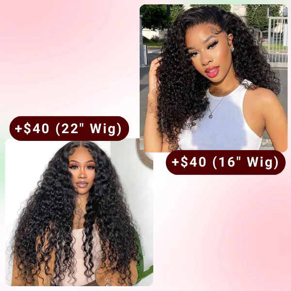 Add $40 for Extra 22" Wig| Glueless Dark 99J Burgundy Body Wave 13x4 HD Transparent Lace Front Wigs Flash Sale - Image 2