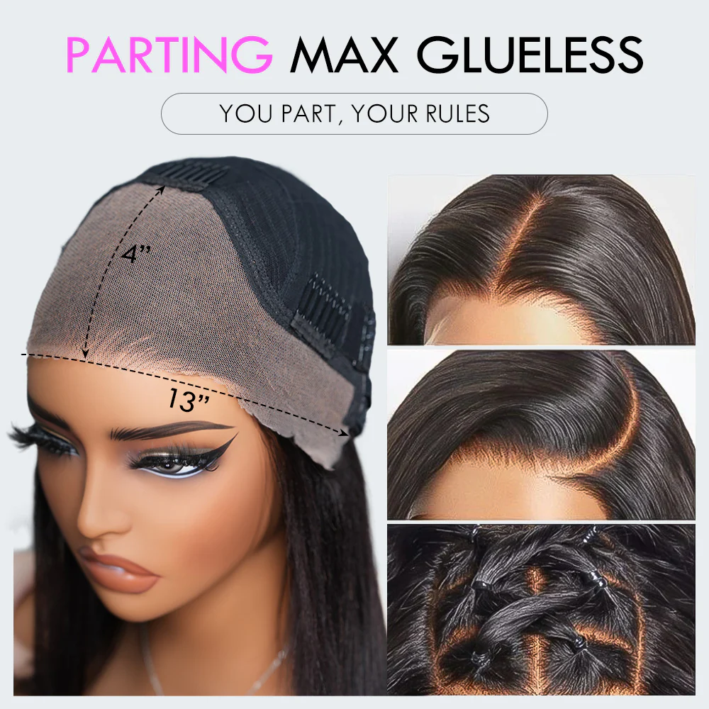 $129=24'' | Glueless Dark 99J Burgundy 13x4 Lace Frontal Body Wave HD Transparent Lace Human Hair Wigs Flash Sale - Image 7