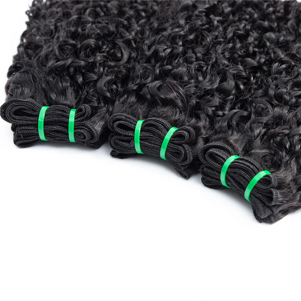 High Quality Fumi Hair Cuticle Aligned Pixie Curl Brazilian Double Drawn Hair Bundles-Amanda Hair - Image 2