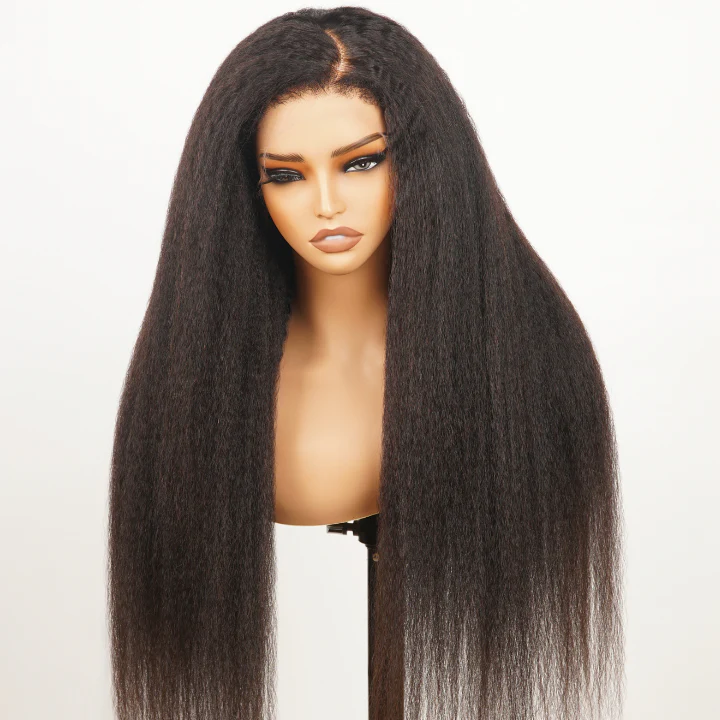 Kinky Straight 7x5 / 13x6 HD Transparent Lace Front Wigs 100% Human Virgin Hair For Women -Amanda Hair - Image 10