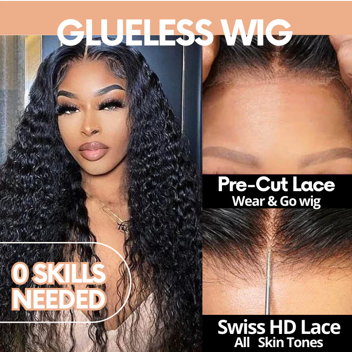 $59.9=22" Wig| Long Curly Hair 13×4 HD Lace Frontal Wig Thick 200% Density Black Friday Flash Sale - Image 6