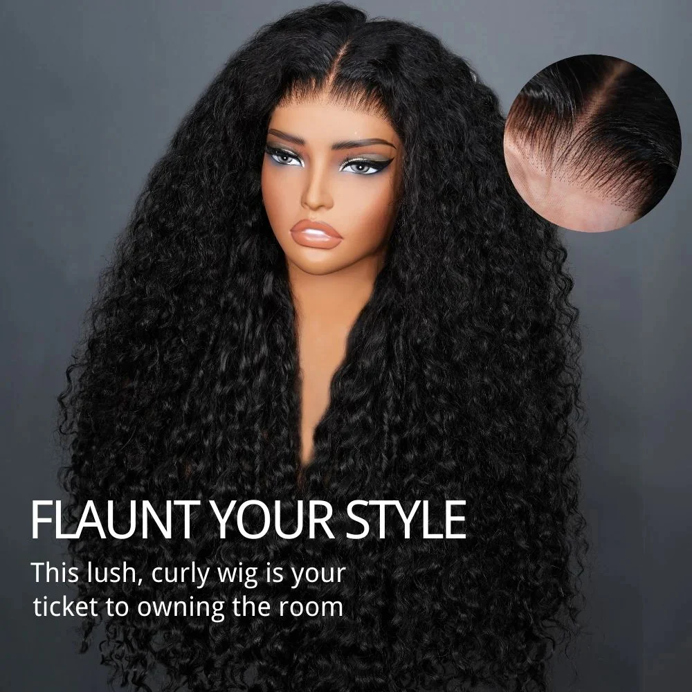 Bogo Flash Sale| Highlight Honey Blonde Mix Brown Loose Wave Glueless 7x5 HD Lace Wig + Pre Everything Long Curly Hair 13x4 Full Lace Frontal Wig - Image 5