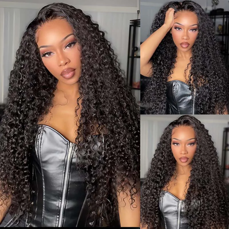 3 Wigs for $199| 18" Body Wave Lace Wig + 14" Gluless Curly Lace Wig + Pixie Cut Bob Wig Flash Sale - Image 3