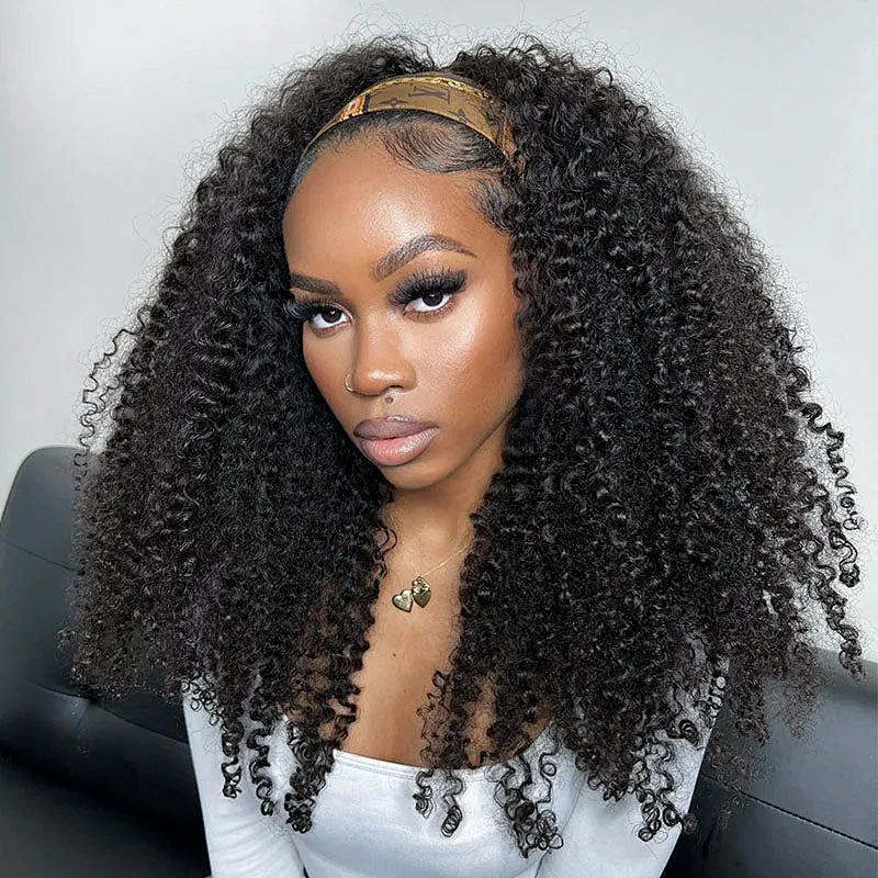 Buy 1 Get 1 Free Put On & Go Glueless Flip Over Curly Half Wig Beginner Friendly