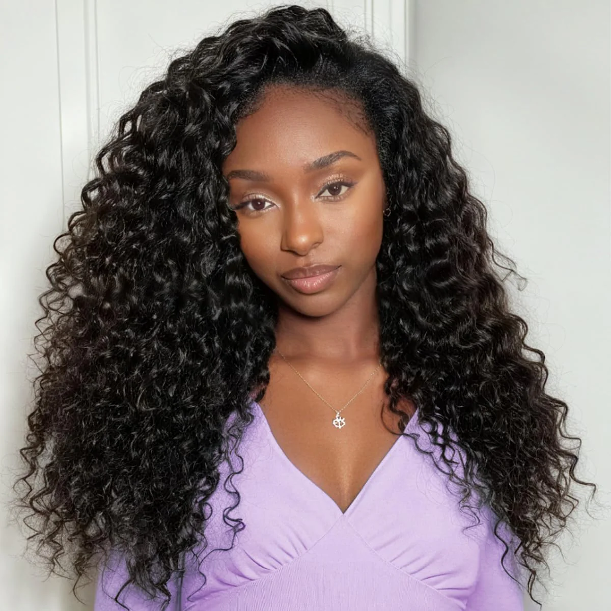 Buy 1 Get 1 Free Put On & Go Glueless Flip Over Curly Half Wig Beginner Friendly - Image 5
