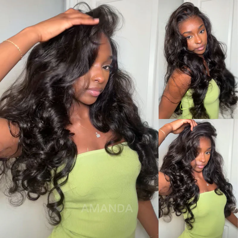 Double Drawn 3D Loose Wave Glueless Wig with Curtain Bangs - Image 2