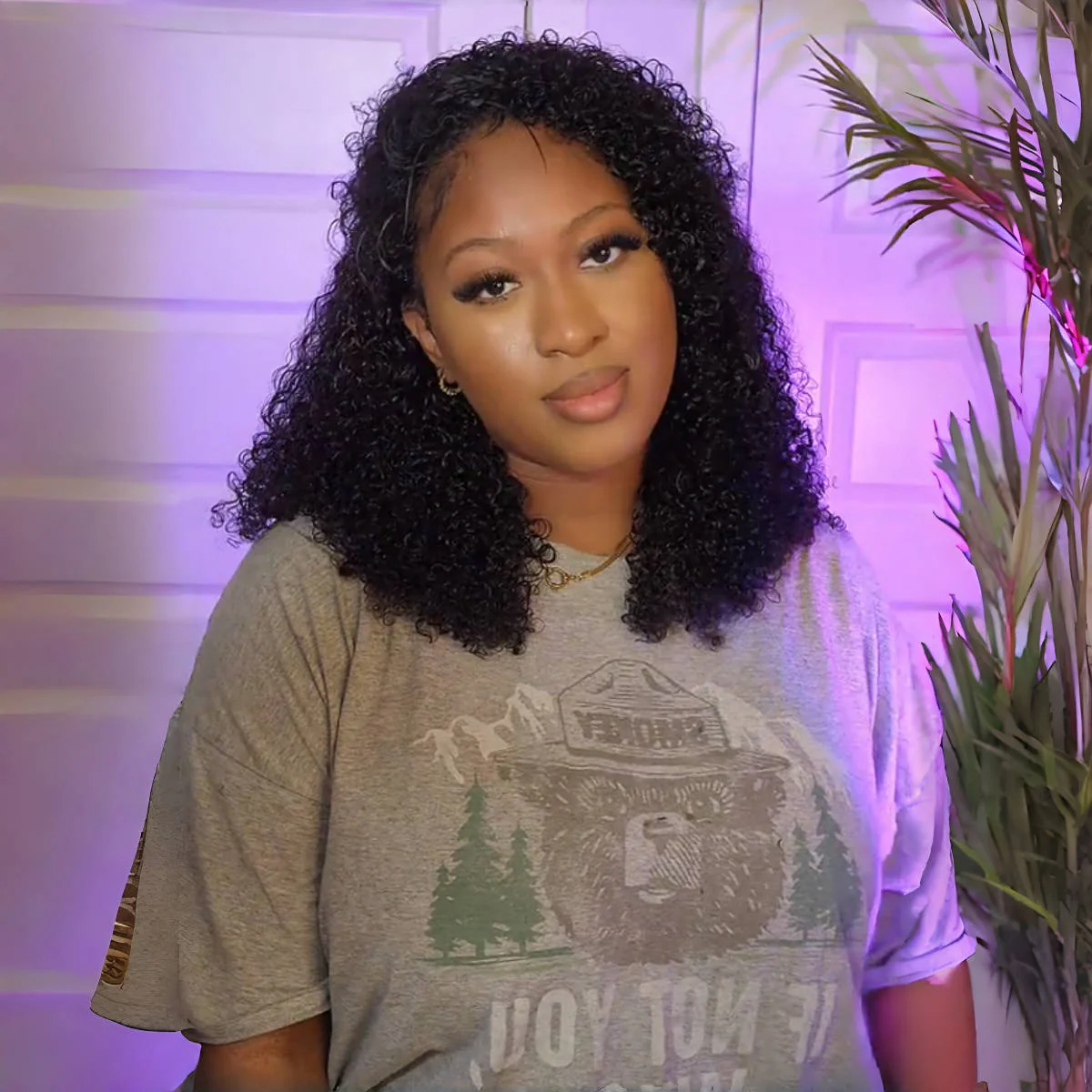 Extra 60% OFF| 3 In 1 Half Wig Afro Curl Wear & Go Drawsting Band No Glue Need Coily Curl Flip Over Wig Beginner Friendly Flash Sale - Image 5