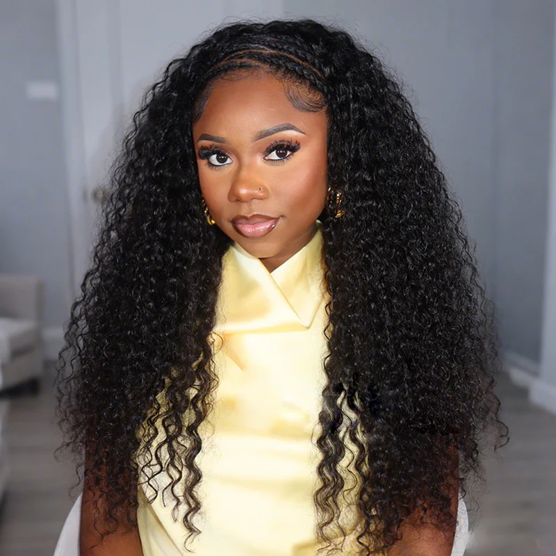 Feather Crochet Human Hair Bundles Water Wave / Body Wave for Boho Braids with Miracle Knots Flash Sale - Image 2