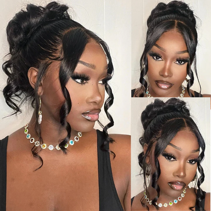 Glueless 360 Lace Frontal Wig Body Wave Invisible Strap Tug Go Pre Everything Lace Wigs - Image 5