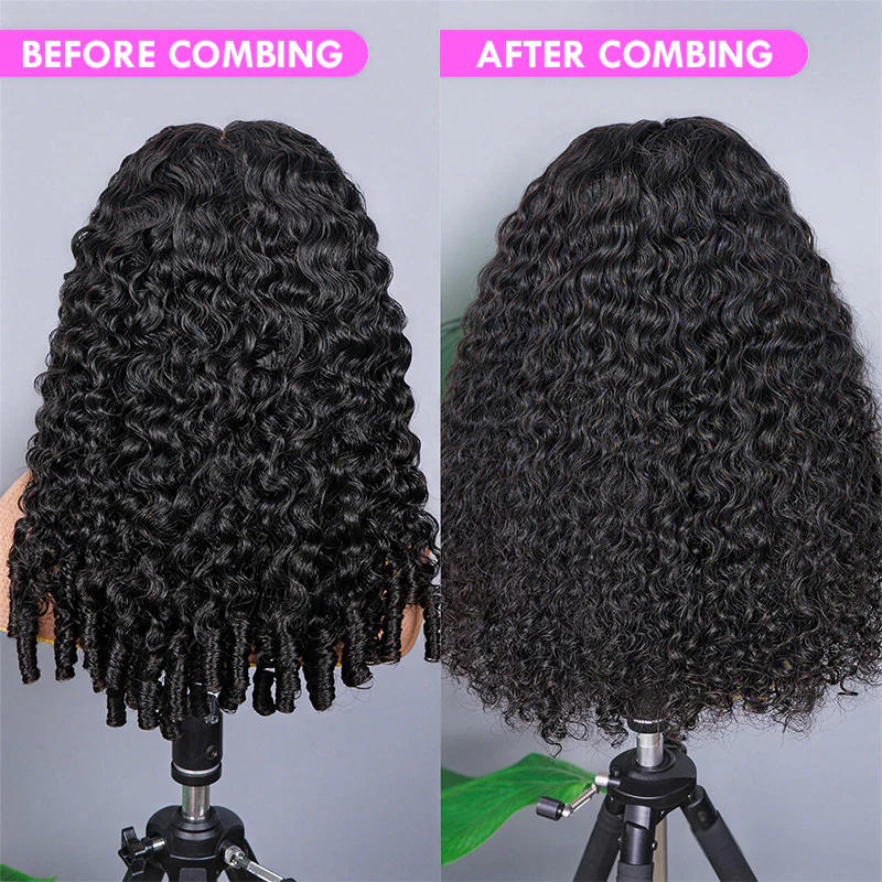 Highlight Burmese Curly 13x6 Lace Front Human Hair Wigs for Black Women Pre-plucked Natural Hairline - Image 15