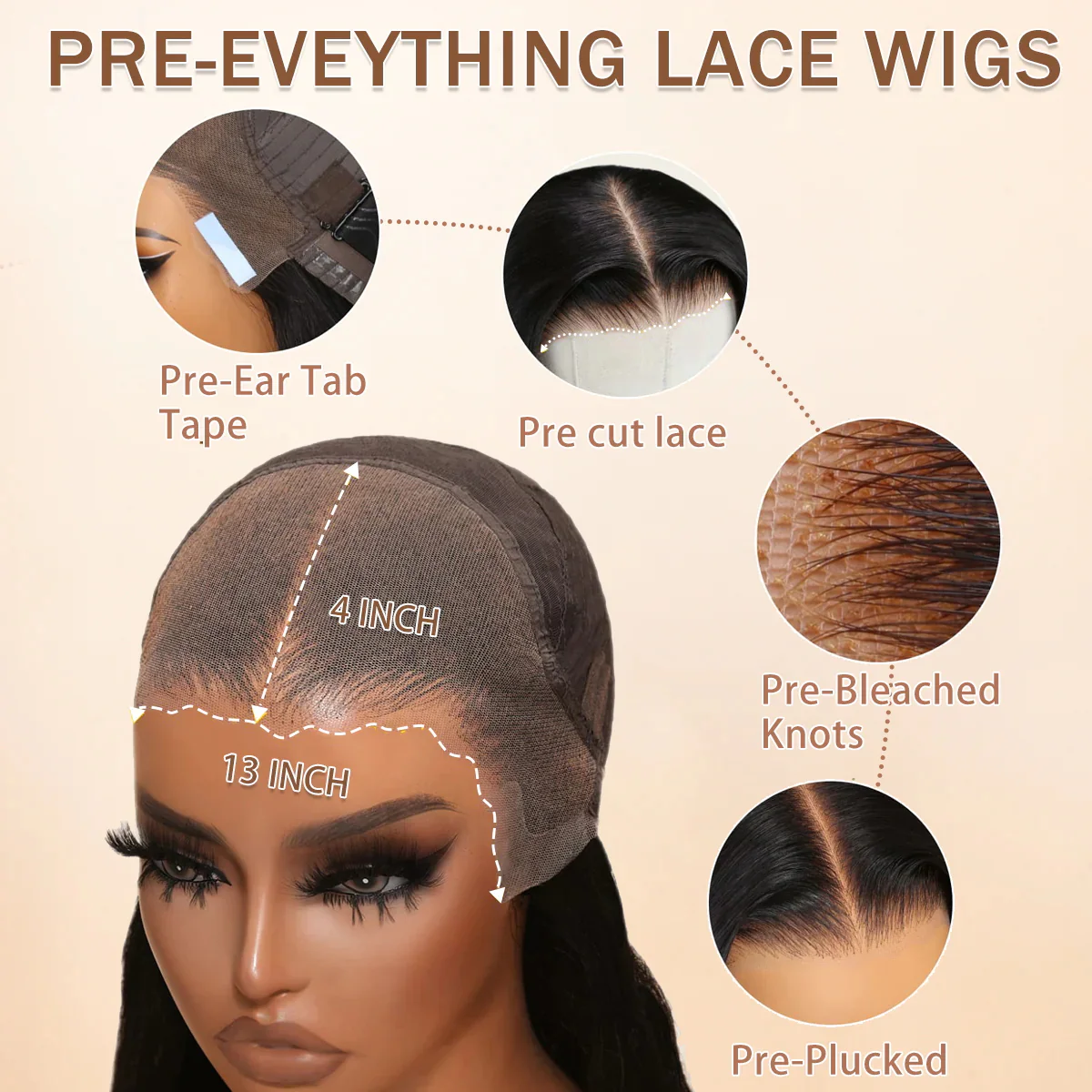 Hottest Burmese Curly Spiral Curls End Glueless Flexible Fit Drawstring Lace Wig Black Friday Flash Sale - Image 11