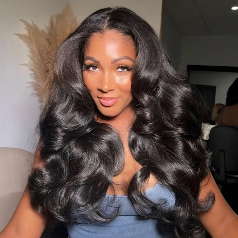 250% Density Body Wave Glueless EasiContour V Part Human Hair Wigs Beginner Friendly Flash Sale - Image 2