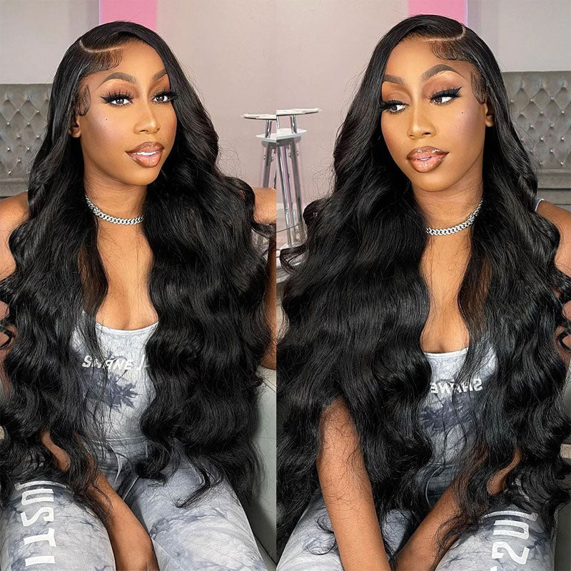 Wear & Go 13x6 Pre-Everything HD Lace Frontal Body Wave Glueless Wig 250% Density - Image 5