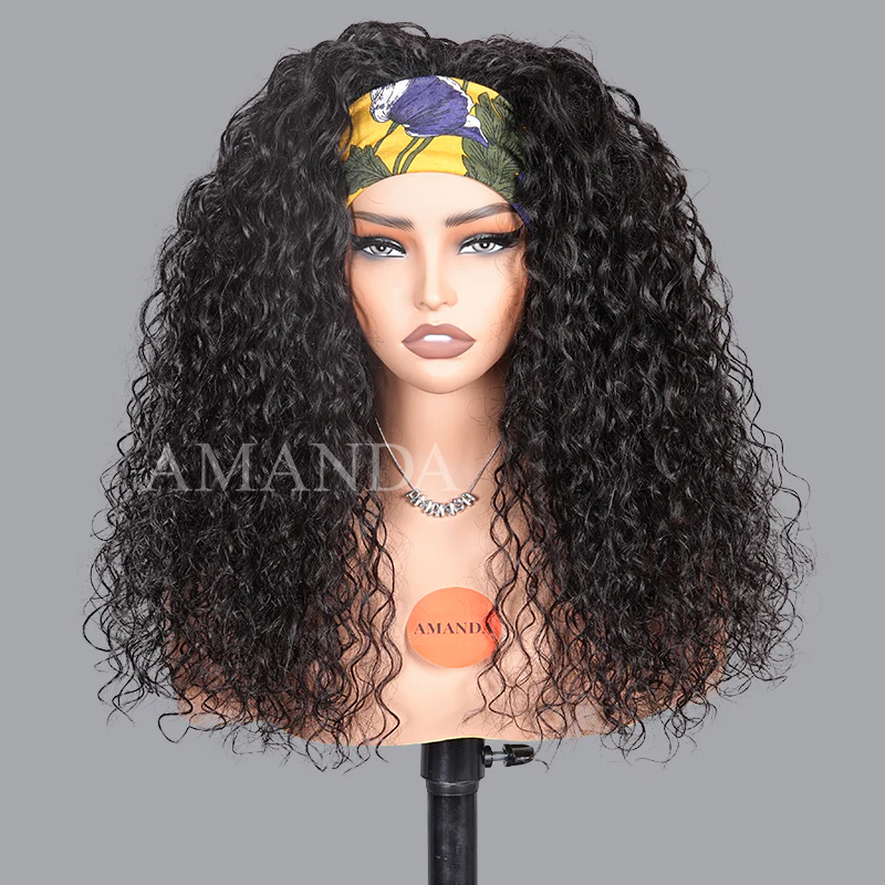 Wow $0.1 Lace Wig| Water Wave Put On & Go Invisible Drawstring Flip Over 3 In 1 Half Wig Flash Sale - Image 12