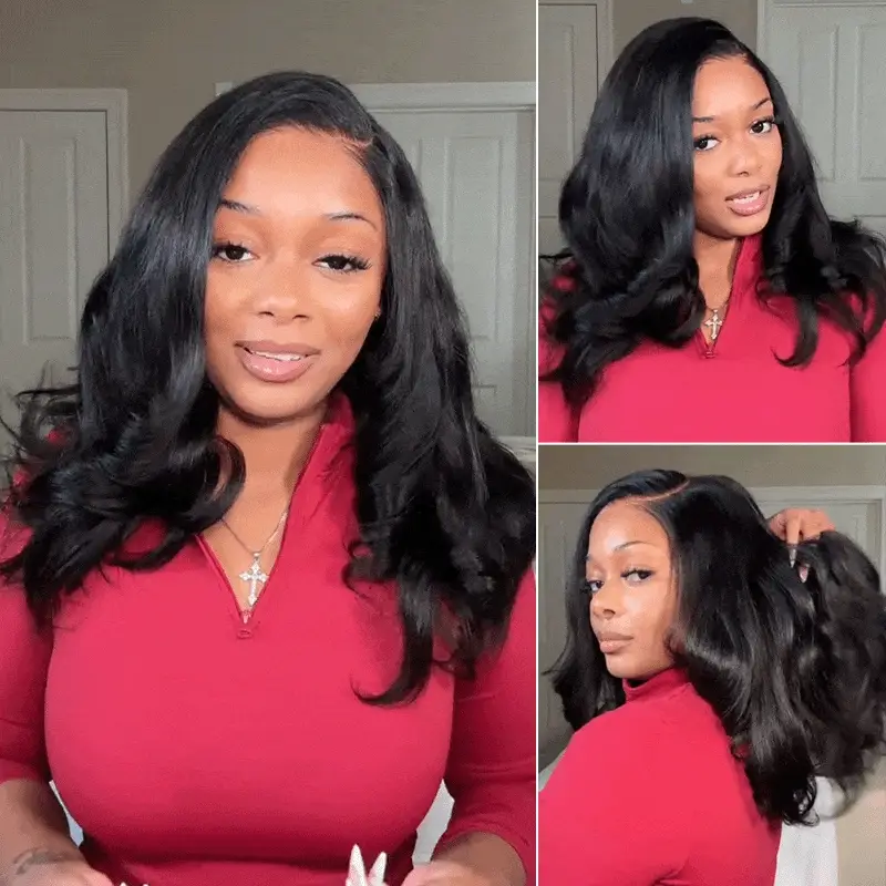 Yaki Loose Wave 7x5 / 13x6 Lace Front Wig Glueless 200% Density Human Hair Pre Everthing - Amanda Hair - Image 3